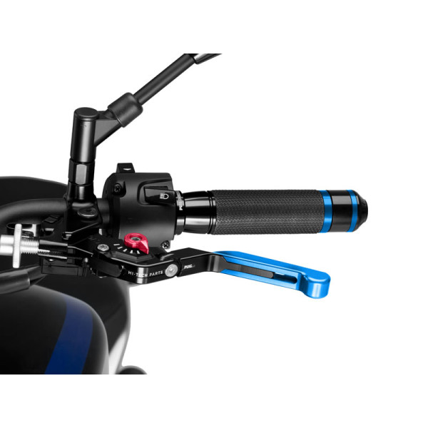 Puig Extendable Folding V3 Clutch (Blue Extender With Blue Selector) Red